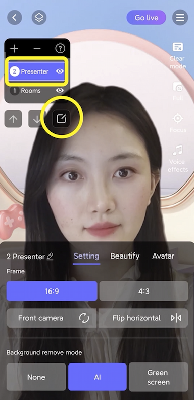 How to set up beauty and makeup filters?